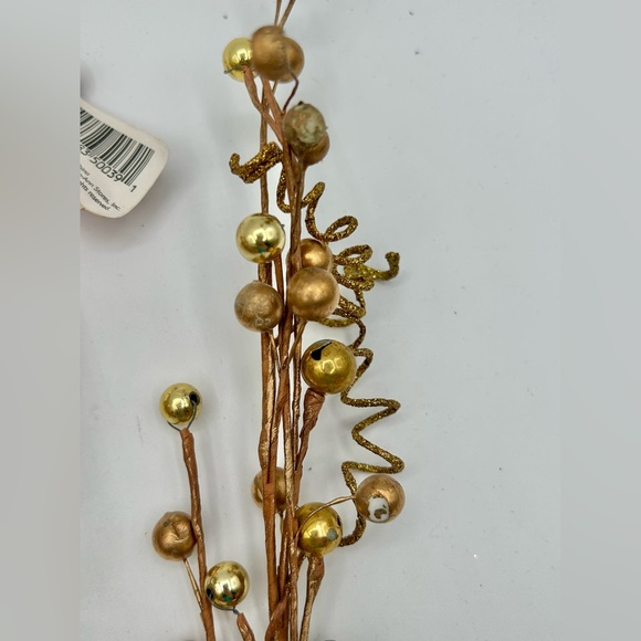 Gold Berry Bells Spray Lot of 7 Individual Picks 18" - 24" long - Picture 5 of 6